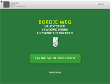Tablet Screenshot of meldsysteem.nederlandfietsland.nl