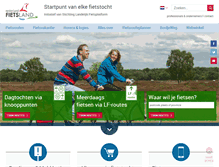 Tablet Screenshot of nederlandfietsland.nl